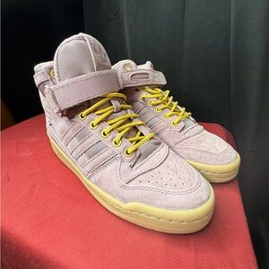 Adidas Sneakers with Yellow Laces